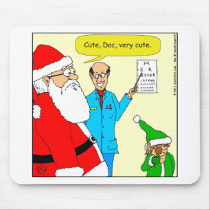 x80 Cartoon der niedlichen Augenarztkarte Mousepad
