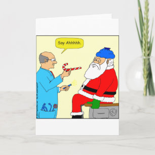 x85 Santa sagen ahhh Cartoon Feiertagskarte