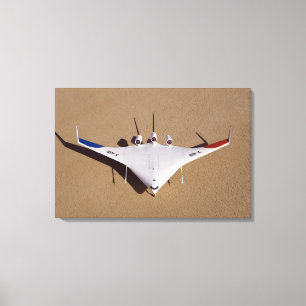 X-48B Blended Wing Body Unbemanntes Luftfahrzeug 3 Leinwanddruck