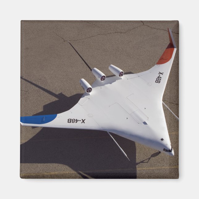X-48B Blended Wing Body Unbemanntes Luftfahrzeug Magnet (Vorne)