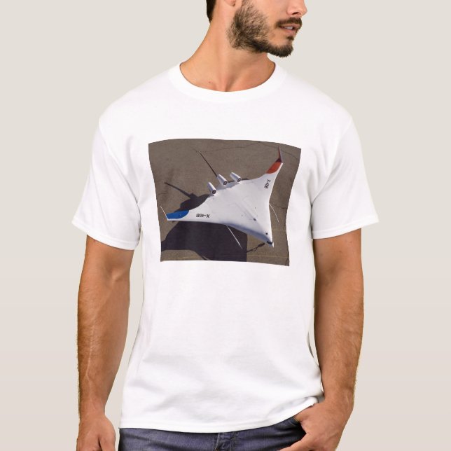 X-48B Blended Wing Body Unbemanntes Luftfahrzeug T-Shirt (Vorderseite)