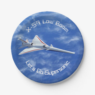 X-59 Billigflugzeuge mit Sonderraumflugzeug Pappteller