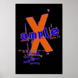 X-Beispiel-Poster Poster