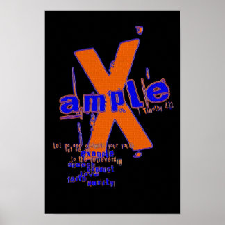 X-Beispiel-Poster Poster