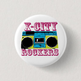 X-CITY ROCKER-Abzeichen Button