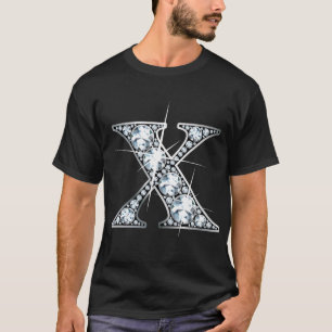 "X" Diamant Bling T - Shirt