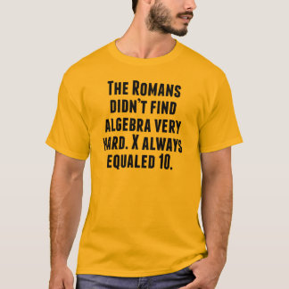 X entspricht immer 10 T-Shirt