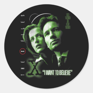 X-Files, die ich Gewollt habe zu glauben Runder Aufkleber