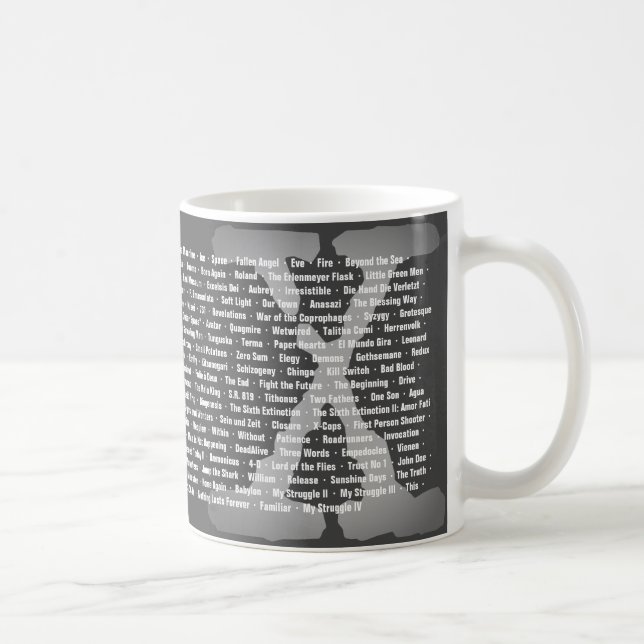 X-Files Titel der Tasse Episoden und Filme (Rechts)
