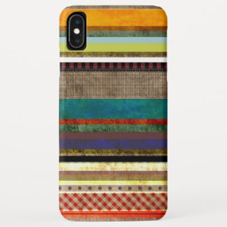 X Grungy gestreifte Kunst Case-Mate iPhone Hülle
