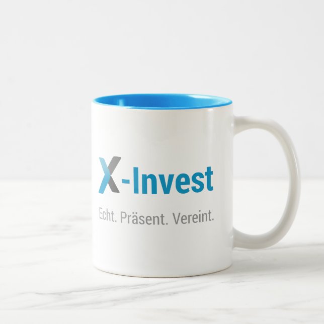 X-Invest Zweifarbige Tasse (Rechts)