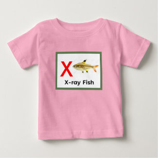 X ist für Röntgenfisch Baby T-shirt