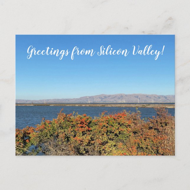 X.ITINERARIES: Grüße aus Silicon Valley! Postkarte (Vorderseite)