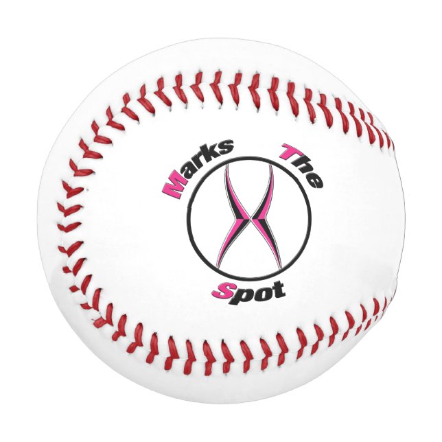 X markiert den Punkt Baseball (Vorderseite Links)