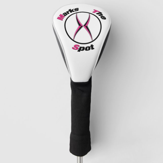 X markiert den Punkt Golf Headcover (Vorderseite)