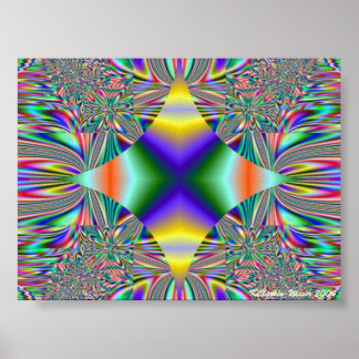 X Markiert den Spot Poster