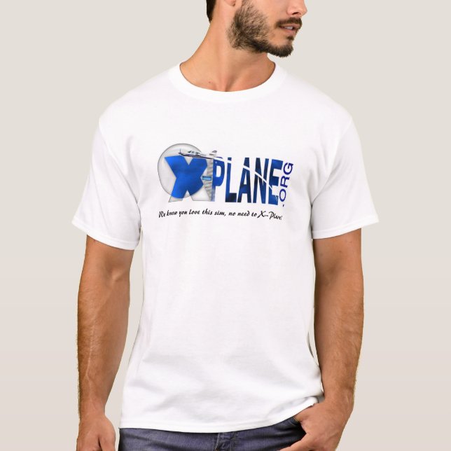 X-Plane.Org Website-Logo T-Shirt (Vorderseite)