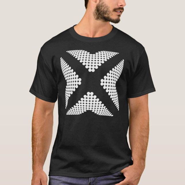 X Punkt-Weiß T-Shirt (Vorderseite)