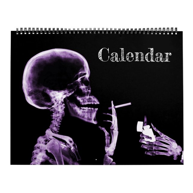 X-Ray Art Calendar 4 - Lila Kalender (Titelbild)