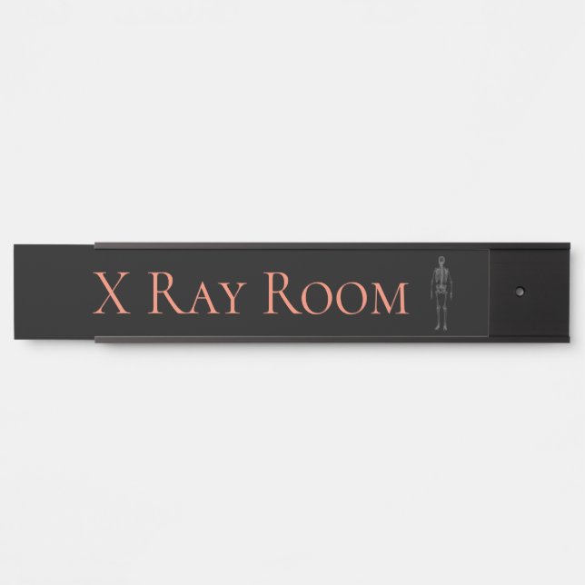 X Ray Room Namensplatte Türschild (Vorderseite )