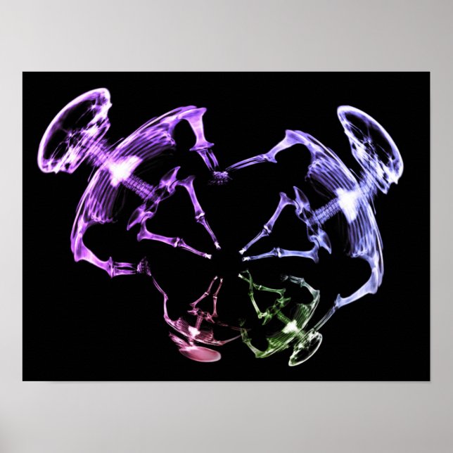 X-Ray Skeleton Familie 1 Poster (Vorne)