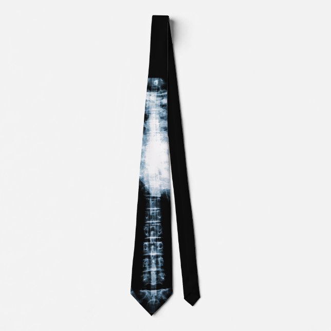 X-Ray Skeleton Ribs & Spine Krawatte (Vorderseite)