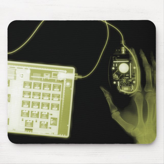 X-Ray Skeleton Tastatur- und Maus-Maus-Pad Mousepad (Vorne)