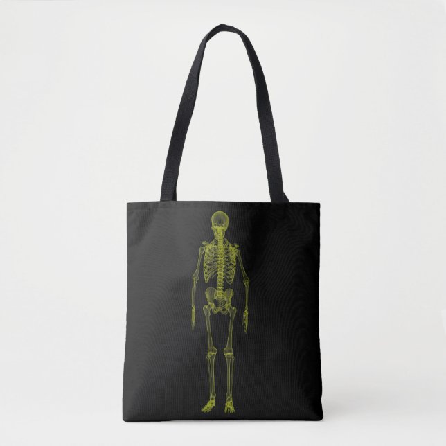 X-Ray Skeleton Tote Bag (Vorderseite)