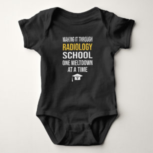 X-ray Student Radiologist Health Technician Baby Strampler