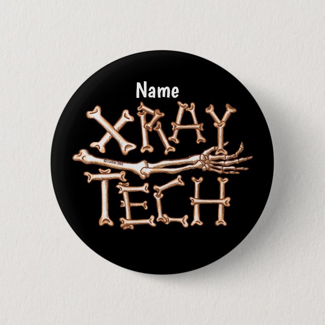 X-Ray Tech Button (Vorderseite)