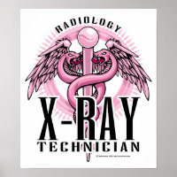X-Ray Tech Pink Caduceus