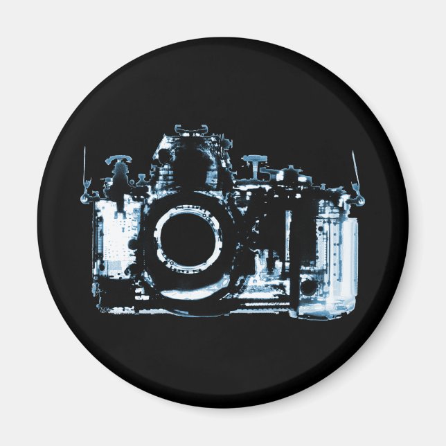 X-RAY VISION KAMERA - BLAU MAGNET (Vorne)