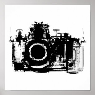 X-RAY VISION KAMERA - SCHWARZ & WEISS POSTER