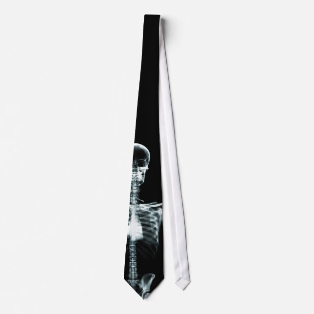 X-Ray Vision Single Skeleton Neck Tie Krawatte (Vorderseite)