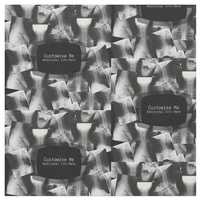 X-Rayed Original Stoff (Nahaufnahme)