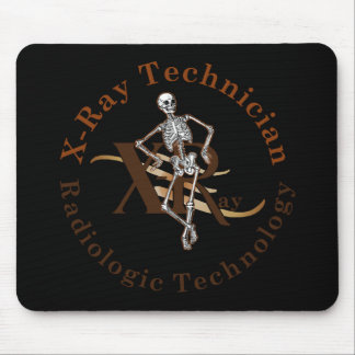 X Strahln-Techniker-Kreis Brown Mousepad