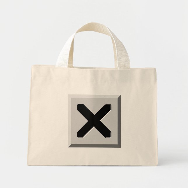 X Symbol Mini Stoffbeutel (Vorne)