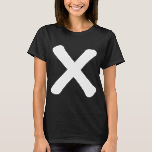X T-Shirt (Vorderseite)