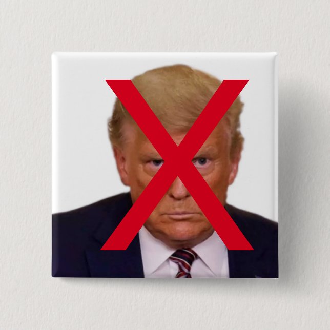 X Trump Button (Vorderseite)