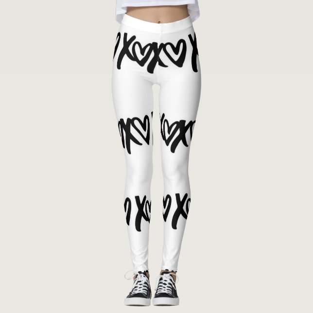 **X UND O HUGS UND KISSEN** LEGGINGS (Vorderseite)