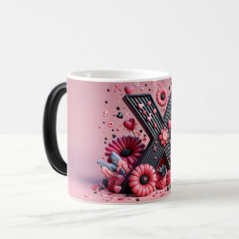 X Valentine Alphabet 3D Verwandlungstasse