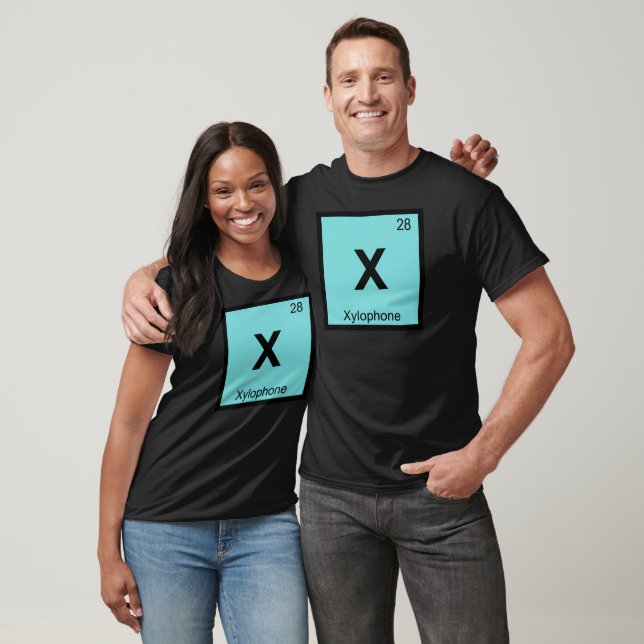 X - Xylophon Music Chemistry Periodic Table T-Shirt (Unisex)