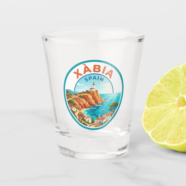 Xàbia Spanien Schnapsglas (Vorderseite)