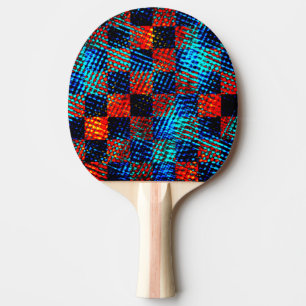 Xadrez azul, laranja quase vermelho, Fake sujo Tischtennis Schläger