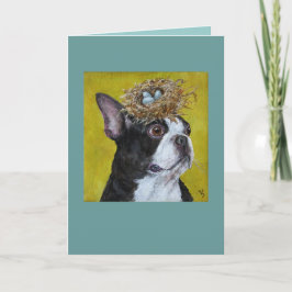 Xan die Boston Terrier Card Karte