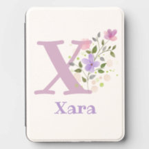 Xara Name mit floralem Design
