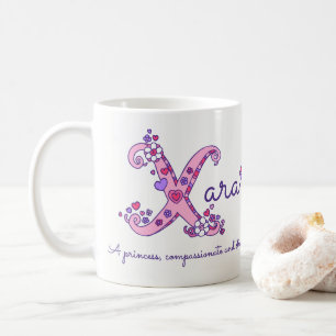 Xara personalisierte X Monogramm-Tasse Tasse