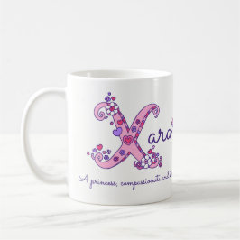 Xara personalisierte X Monogramm-Tasse Tasse