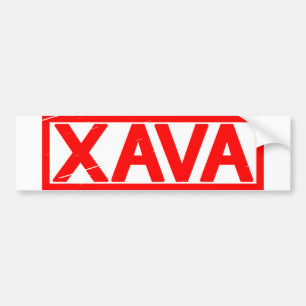Xava Briefmarke Autoaufkleber