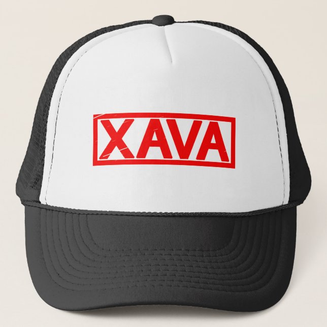 Xava Briefmarke Truckerkappe (Vorderseite)